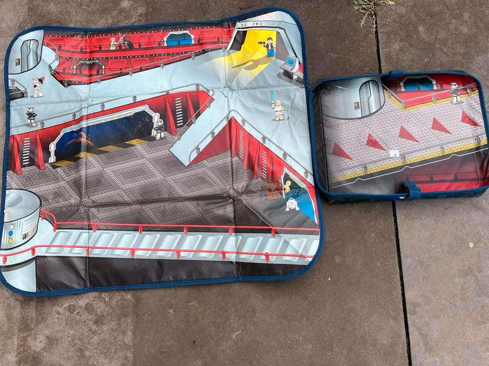 Lego star wars speelmat en opbergdoos in een, Ophalen of Verzenden, Zo goed als nieuw