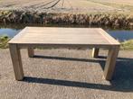 Duurzame teakhouten tuintafel, 180x100, Rough, als NIEUW, Ophalen, Zo goed als nieuw, Rechthoekig, Teakhout
