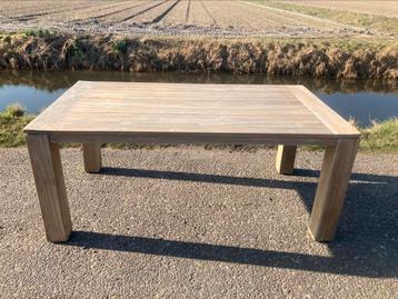 Duurzame teakhouten tuintafel, 180x100, Rough, als NIEUW beschikbaar voor biedingen