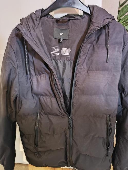 H&M zwarte heren waterafstotend pufferjack, Kleding | Heren, Jassen | Winter, Nieuw, Maat 46 (S) of kleiner, Zwart, Verzenden