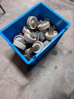 12 harde wielen. Diameter 10cm, Doe-het-zelf en Verbouw, Zwenkwielen, Ophalen of Verzenden, Gebruikt