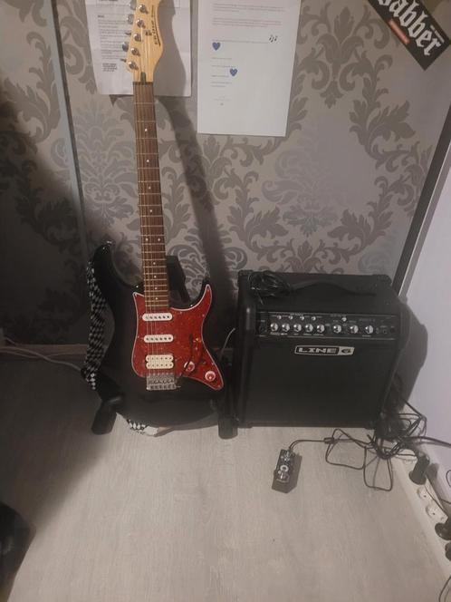 Custom Electric guitar yamaha eg012, Muziek en Instrumenten, Snaarinstrumenten | Gitaren | Elektrisch, Zo goed als nieuw, Solid body