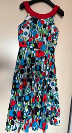 Vrolijke swingdress, Hearts & Roses, mt 38, Kleding | Dames, Ophalen of Verzenden, Zo goed als nieuw, Maat 38/40 (M), Zwart