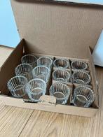 Waxinelichthouders 12 stuks, Ophalen of Verzenden, Zo goed als nieuw, Overige materialen, Minder dan 25 cm