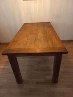 Teakhoutentafel in goede staat, Ophalen, Teakhout, 50 tot 100 cm, Vijf personen of meer