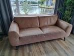 Bank leer/stof goede kwaliteit, Huis en Inrichting, Banken | Bankstellen, Ophalen of Verzenden, Zo goed als nieuw, 75 tot 100 cm