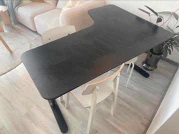 IKEA bekant bureau hoek links - 160x110cm - zwart - afbeelding 5