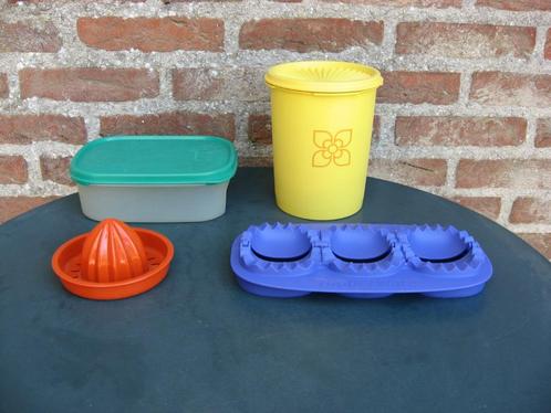 tupperware: voorraaddoos, bus met zonnedeksel,appelflapmaker, Huis en Inrichting, Keuken | Tupperware, Nieuw, Bus of Trommel, Groen