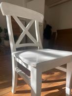 Witte stoel hout, Huis en Inrichting, Stoelen, Gebruikt, Ophalen of Verzenden, Wit, Eén