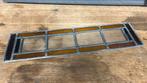 Antiek Glas in lood 60 x 15,5 cm., Ophalen of Verzenden