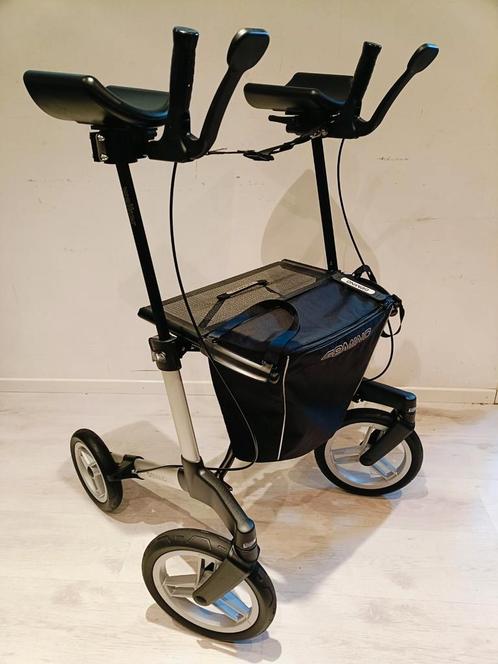 Gemino 60 Walker armschalen rollator incl Servicebeurt ZGAN, Diversen, Rollators, Zo goed als nieuw, Lichtgewicht, Opvouwbaar
