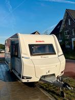 Dethleffs Aero 500 QSK | 2021 | Stapelbed | 1800kg as | 90’s, Caravans en Kamperen, Treinzit, Particulier, Schokbreker, 1250 - 1500 kg