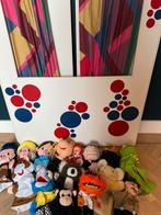 Houten poppenkast inclusief diverse handpoppen, Kinderen en Baby's, Speelgoed | Educatief en Creatief, Zo goed als nieuw, Ophalen