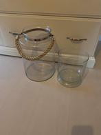 Glazen Potten Set, Overige kleuren, Ophalen of Verzenden, Minder dan 50 cm, Glas