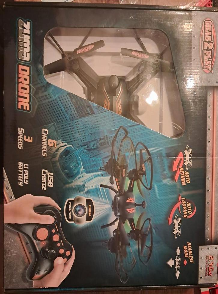 Zuma Drone met Camera - z.g.a.n. in doos, Audio, Tv en Foto, Drones, Zo goed als nieuw, Ophalen