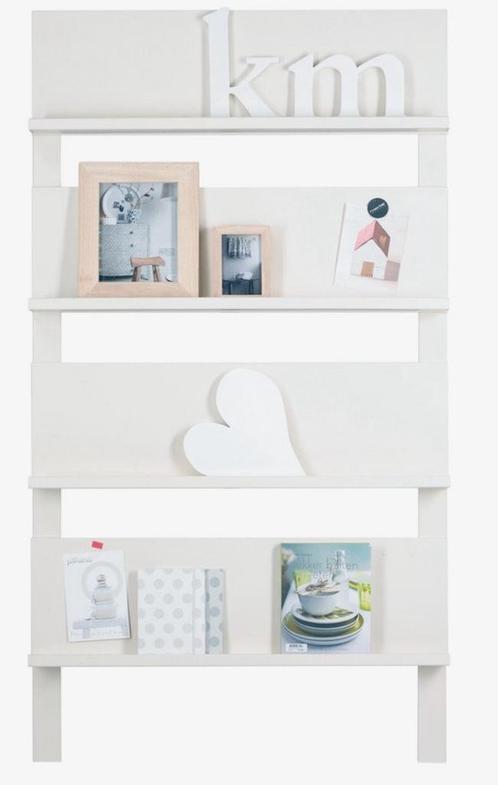WOOOD tijdschriftenrek Idee wit, Huis en Inrichting, Woonaccessoires | Krantenbakken en Lectuurbakken, Zo goed als nieuw, Ophalen