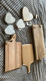 Nieuw houten klein partij broodplanken en hartjes, Verzenden, Nieuw, Hout