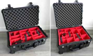 Peli Case 1510/1560 met trolley en Red Dividers beschikbaar voor biedingen
