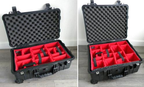 Peli Case 1510/1560 met trolley en Red Dividers, Audio, Tv en Foto, Fotografie | Fototassen, Nieuw, Overige typen, Overige merken
