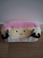 Knuffel Hema tompouce 25 cm roze geel zacht L958, Ophalen of Verzenden, Zo goed als nieuw, Overige typen