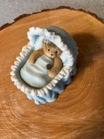 Cherished Teddies, boy millenium baby 2000 exclusive, Ophalen of Verzenden, Zo goed als nieuw, Beeldje, Cherished Teddies
