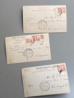 3 ansichtkaarten van Hellevoetsluis ca.1907 / 1908