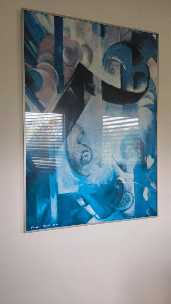 Franz Marc - Het Lot van de Dieren (ingelijst), Antiek en Kunst, Kunst | Schilderijen | Abstract, Ophalen