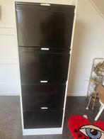 Gratis: Stalen archiefkast met 4 lades - 150cm hoog, Ophalen, Minder dan 50 cm, Gebruikt, Vintage