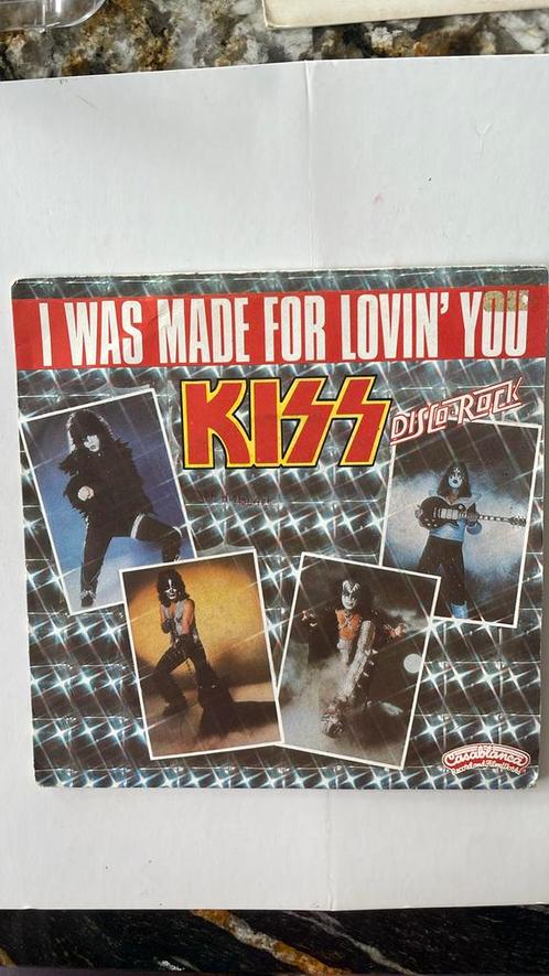 Singel: KISS:  I WAS MADE FOR LOVIN YOU, Hard Times, Cd's en Dvd's, Vinyl | Hardrock en Metal, Gebruikt, Ophalen of Verzenden