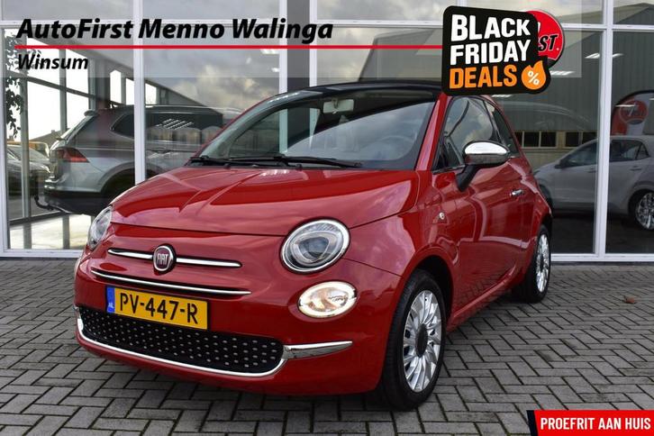Fiat 500 C 0.9 TwinAir Turbo Lounge|Cruise control|Airco|, Auto's, Fiat, Bedrijf, Te koop, 500C, ABS, Airbags, Airconditioning