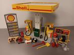 Playmobil SHELL Benzine  tank station Poppetjes 15.95, Verzenden, Gebruikt, Complete set