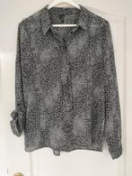 Zwart-wit blouse Vero Moda - Maat M zgan 100/%polyester, Maat 38/40 (M), Vero Moda, Zwart, Ophalen of Verzenden