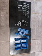 33 Delige Stalen Gereedschapswand met haken en bakken, Ophalen, Gebruikt, Minder dan 70 cm