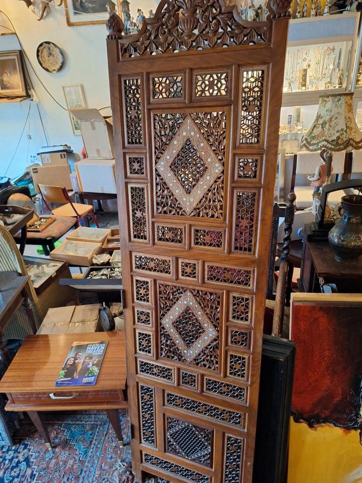 Prachtig Houten Kamerscherm - Handgesneden, Huis en Inrichting, Woonaccessoires | Kamerschermen, Ophalen