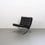 2 Knoll Barcelona Chair Zwart Mies vd Rohe, Huis en Inrichting, Fauteuils, Niet ingevuld, Niet ingevuld, Ophalen of Verzenden