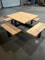 Luxe Tuintafel voor 8 personen, Ophalen, Nieuw, Rechthoekig, Metaal