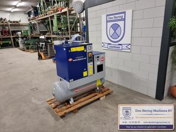 Schroefcompressor Airpress stil in gebruik met droger 200L beschikbaar voor biedingen