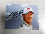Michael Schumacher gesigneerde foto met coa., Ophalen of Verzenden, Formule 1, Zo goed als nieuw