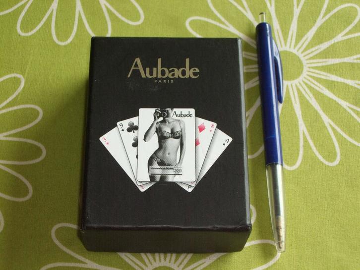 Aubade Paris speelkaarten - Lingerie Française, Verzamelen, Speelkaarten, Jokers en Kwartetten, Zo goed als nieuw, Speelkaart(en)