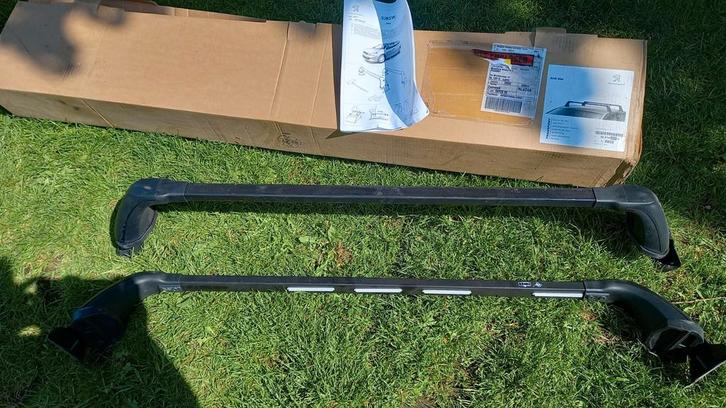 Originele Peugeot 308SW Dakdragers - Compleet met Doos, Auto diversen, Dakdragers, Zo goed als nieuw, Ophalen of Verzenden