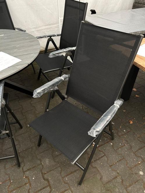 Verstelbare tuinstoel Willemstad | Aluminium | SenS-Line, Tuin en Terras, Tuinstoelen, Nieuw, Aluminium, Inklapbaar, Verstelbaar