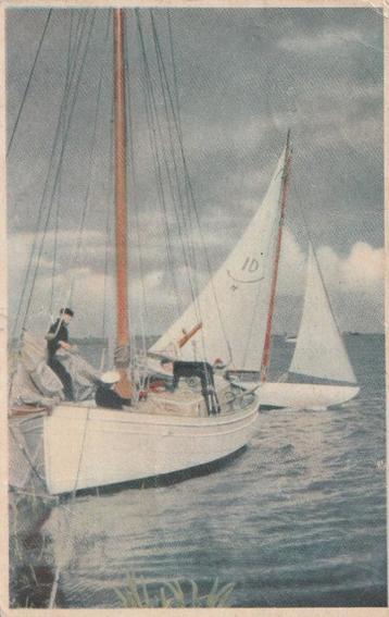 ZEILBOOT OPN P SMEELE JAREN 40-50 ZEER MOOIE KAART KH688 beschikbaar voor biedingen