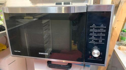 Samsung Smart Oven, Witgoed en Apparatuur, Magnetrons, Gebruikt, Vrijstaand, Combimagnetron, 45 tot 60 cm, Oven, Draaiplateau