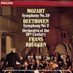 CD - Mozart * Beethoven - Frans Brüggen - symphony 39, symph, Orkest of Ballet, Ophalen of Verzenden, Zo goed als nieuw, Classicisme