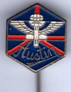 Austin blauw op zilverkleurig auto speldje ( A_052a ), Verzamelen, Verzenden, Zo goed als nieuw, Transport, Speldje of Pin
