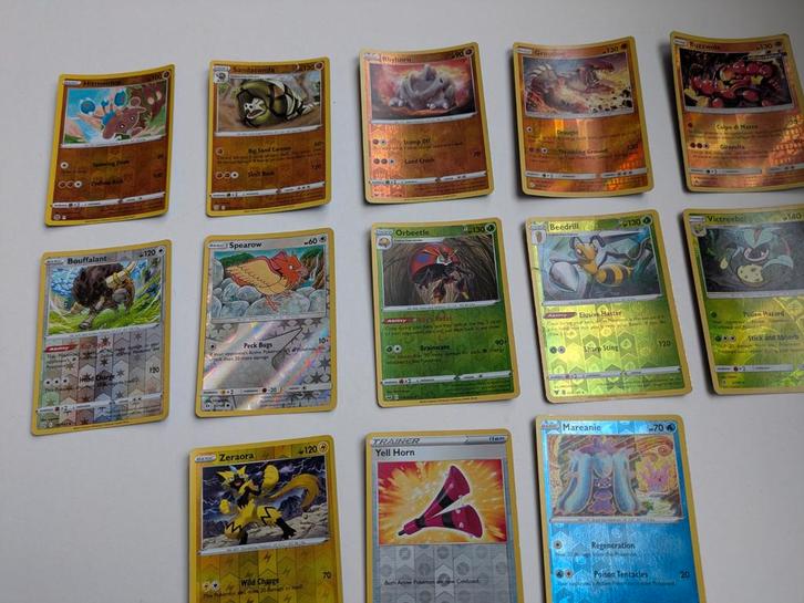 Pokemon Kaarten - Diverse Reverse Holo Kaarten, Hobby en Vrije tijd, Verzamelkaartspellen | Pokémon, Zo goed als nieuw, Meerdere kaarten