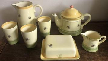 Onderdelen van het Bijenland servies, Zeller Keramiek  beschikbaar voor biedingen