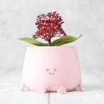 3D-geprinte vrolijke vaas – Happy Face – Meerdere kleuren &, Kunststof, Overige kleuren, Nieuw, Ophalen of Verzenden
