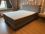 Boxspring grijs - Haco - Beschikb. vanaf ca. eind augustus., Ophalen, Gebruikt, Tweepersoons, 200 cm