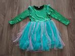 meerminnenjurk met zilveren legging, Ophalen, Gebruikt, 134 t/m 140, Meisje